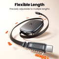 Toocki PD 100W USB C Cable retráctil