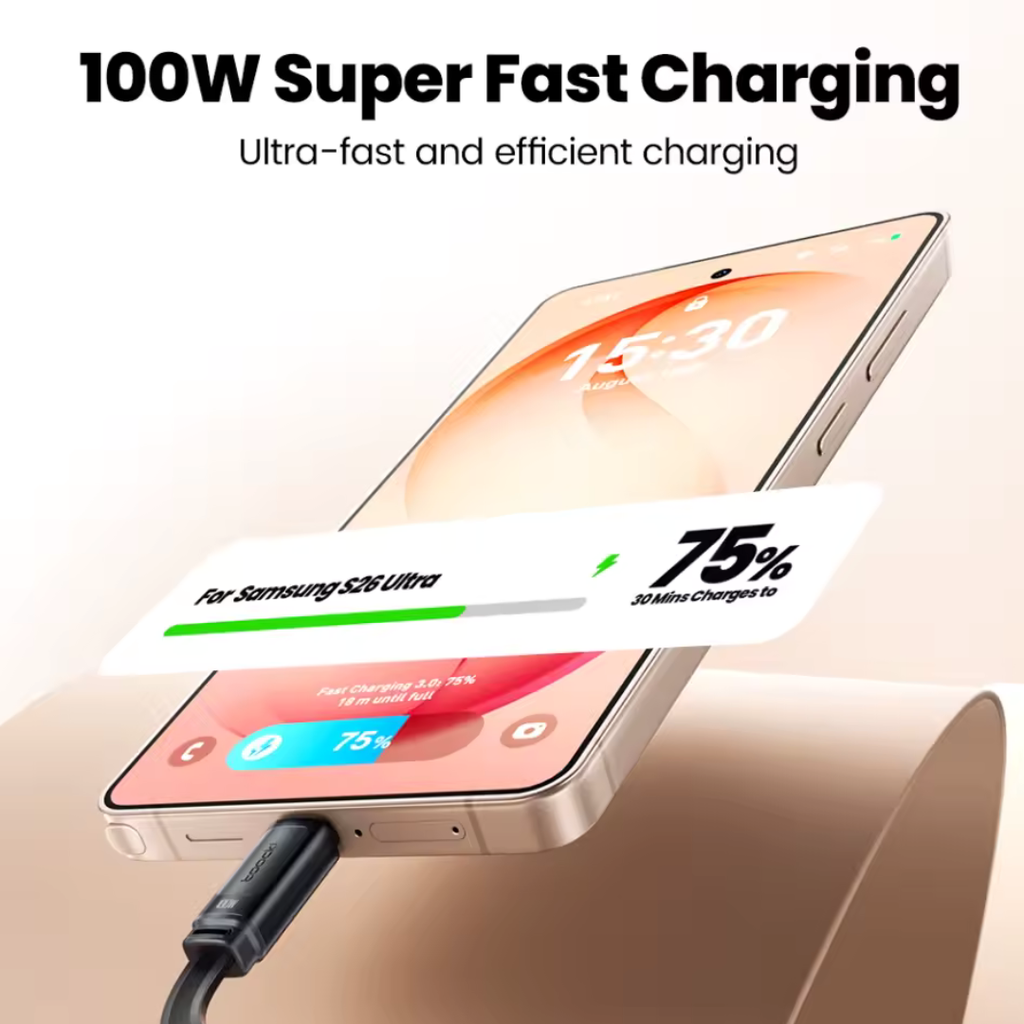 Toocki PD 100W USB C Cable retráctil